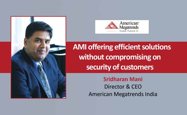 AMI offering efficient solutions without compromising on security of customers