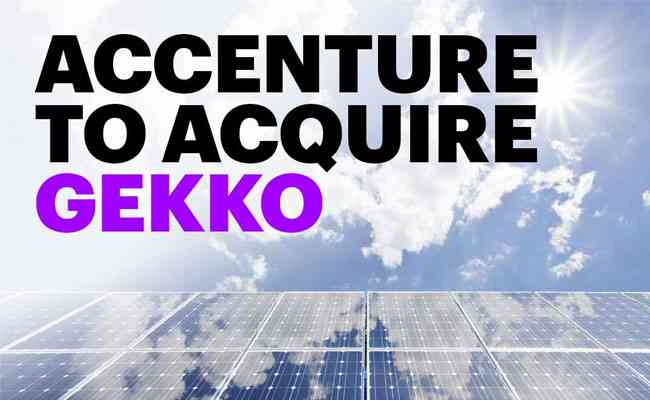 Accenture announces completion of Gekko acquisition