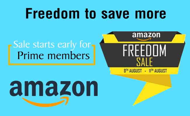 Amazon 4-Day Freedom Sale from 8 August to 11 August 2019