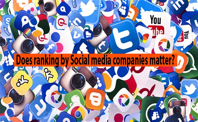 Does ranking by Social media companies matter?