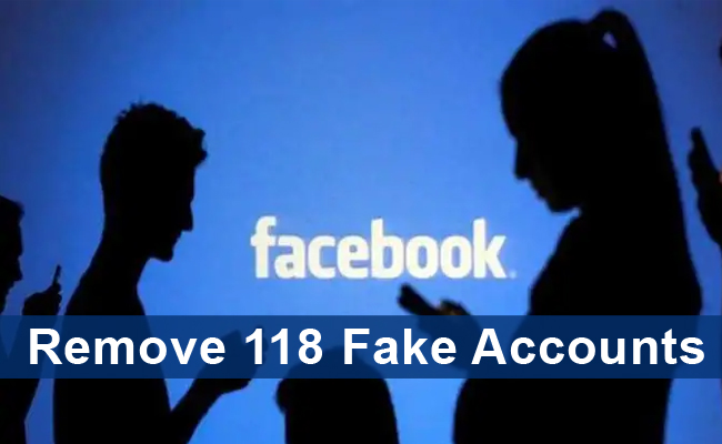 Facebook has removed these 118 fake accounts
