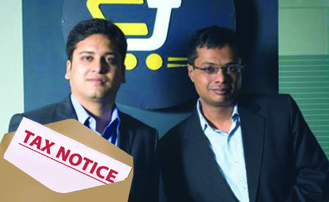 Flipkart founders receive tax notices