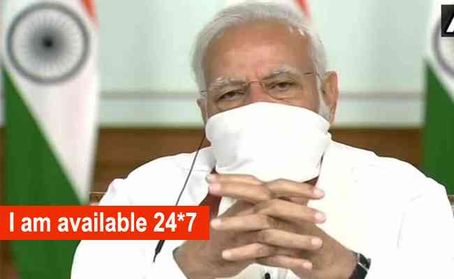 “I am available 24*7”: PM assures all states CMs on COVID-19 battle