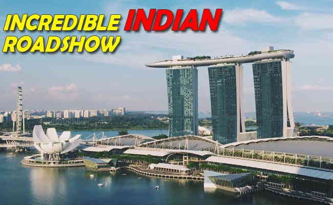A 25-member Indian delegation to host the Incredible India Road Show in Singapore