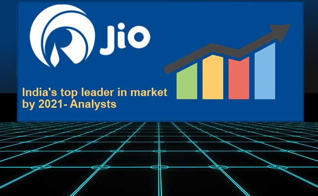 Relience Jio may be India's top leader in market by 2021- Analysts