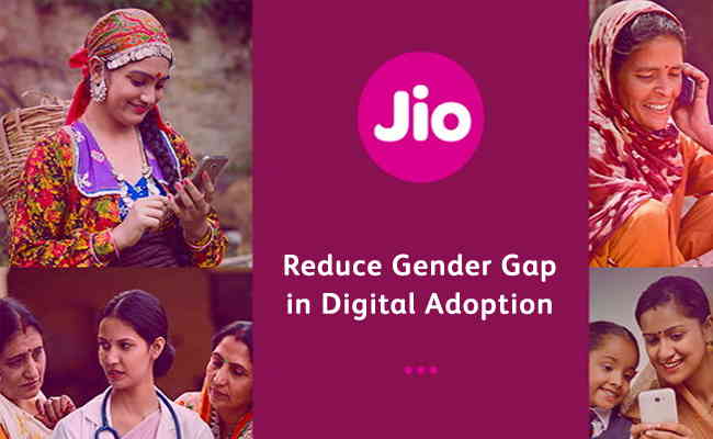 Jio's commitment to reduce gender gap in digital adoption