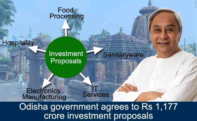Odisha government agrees to Rs 1,177 crore investment proposals