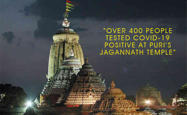 Over 400 people tested COVID-19 positive at Puri's Jagannath Temple