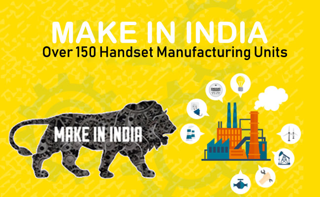 Over 150 handset manufacturing units procreated in Last 4 years Of Modi Govt.
