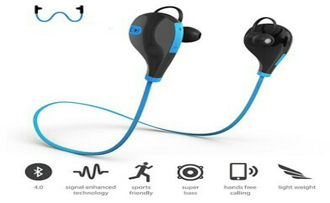 a Bluetooth sports earphone with an advanced audio chipset 