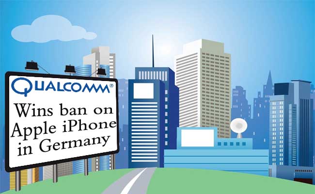 Qualcomm wins ban on Apple iPhone in Germany