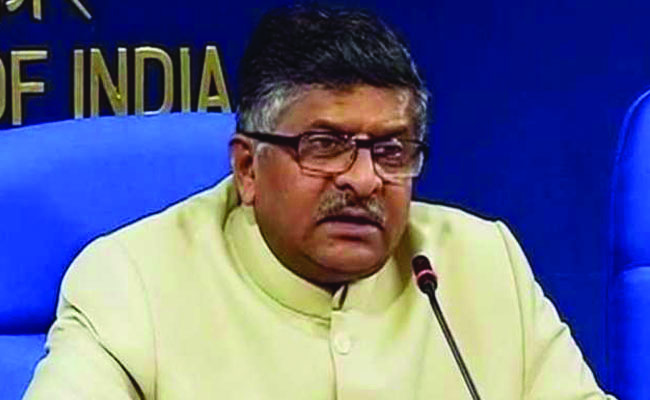  Ravi Shankar Prasad, Union Minister holding Law and Justice and Ministry of IT, Government of India