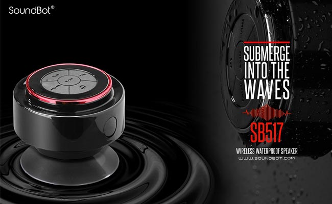 SoundBot SB517 Bluetooth Wireless Waterproof Speaker