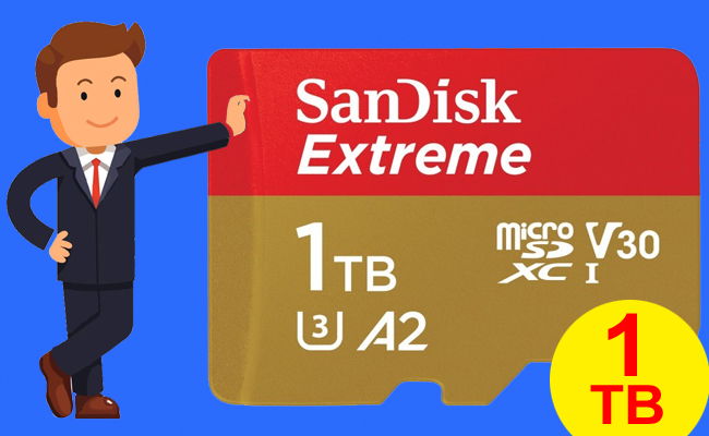 SanDisk introduces 1TB microSD card : First in the World