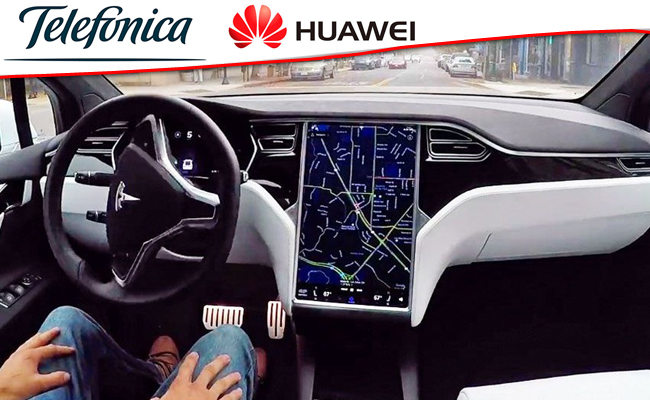 Telefónica and Huawei set a new milestone in Self-Driving Car