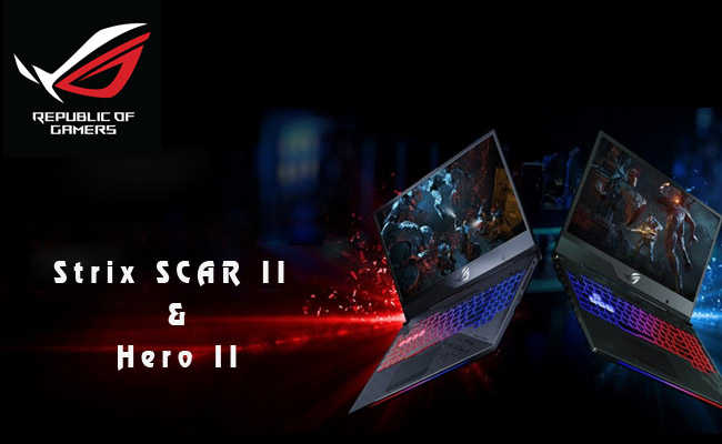 Asus launches ROG Strix SCAR II and Hero II