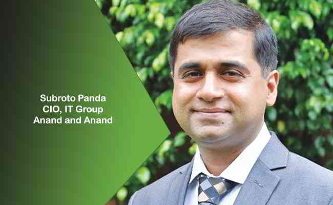 Subroto Panda,  CIO, IT Group - Anand and Anand