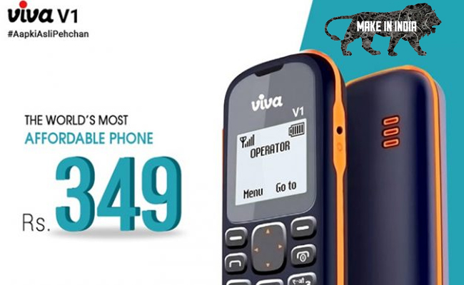 Viva V1 at Rs. 349 is The World's Most Affordable Phone