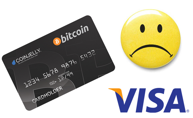 Visa is not very happy with the popularity of Bitcoin