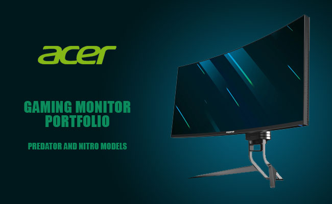 Acer widens its Gaming Monitor portfolio with six new Predator and Nitro models