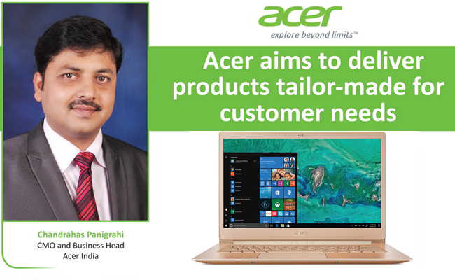 test page - Acer Aims to deliver products tailor-made for customer needs
