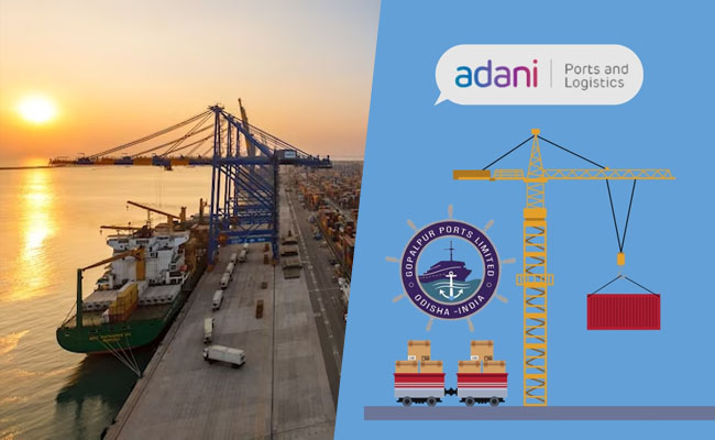 Adani Ports to acquire 95% of the Gopalpur Port in Odisha