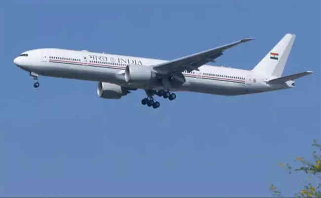 Air India One Arrives In Delhi