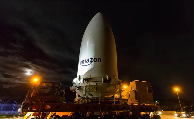 Amazon launches first test satellites for Kuiper internet network