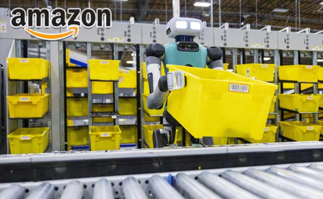 Amazon using AI-powered robots to reduce delivery time