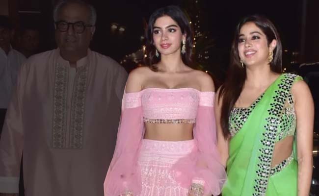 Anil Kapoor Diwali bash: Janhvi, Khushi and Shanaya Kapoor spotted in ethnic wear