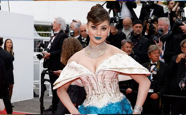 Cannes 2023: Urvashi Rautela's blue lips fail to impress netizens