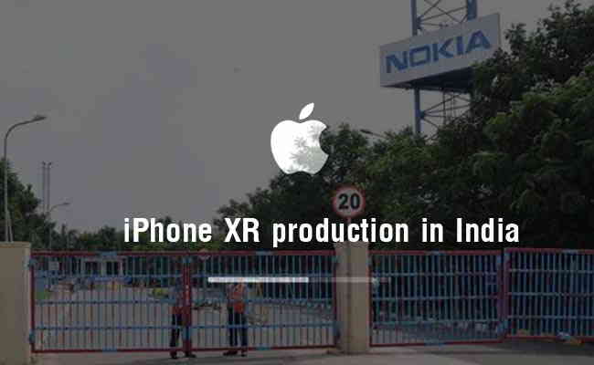 Apple starts iPhone XR production in India, its supplier Salcomp to invest in defunct Nokia plant