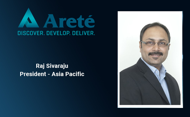 Arete Announces Raj Sivaraju as President of Asia Pacific