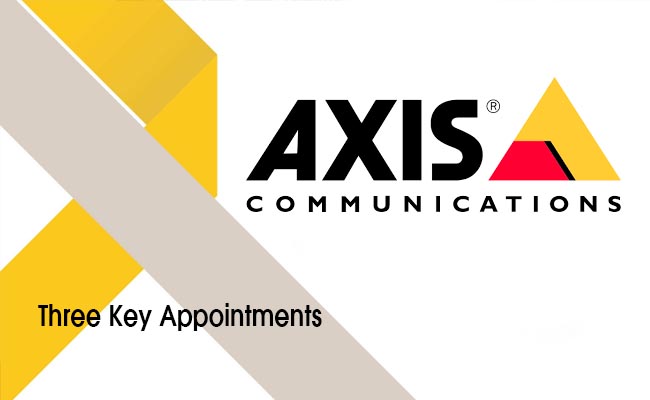 Axis Communications announces three Key Appointments