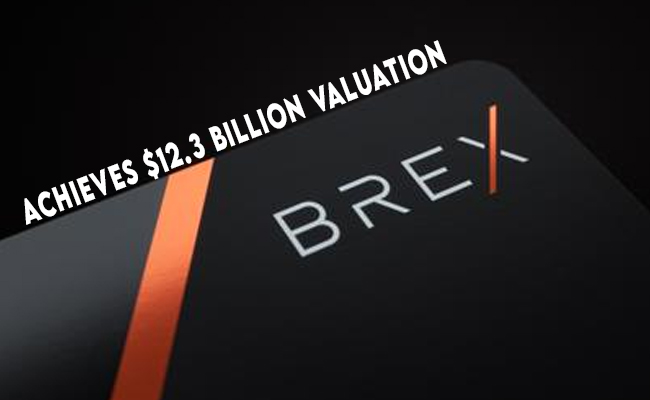 Brex achieves $12.3 billion valuation