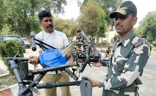 BSF shoots down drone from Pakistan carrying heroin
