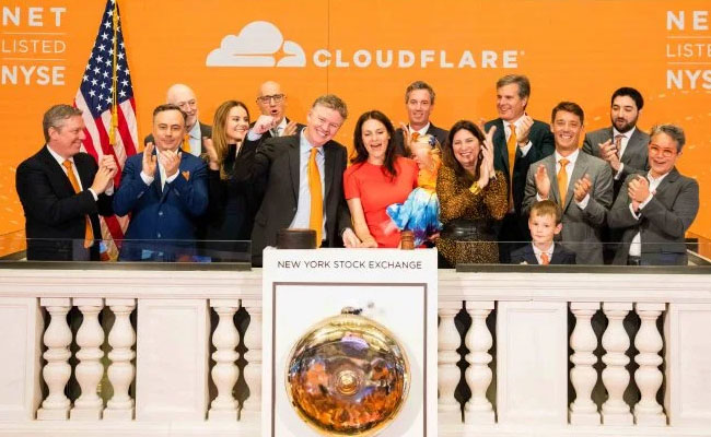 Cloudflare rose 20% on first day trading ,unique dual class structure