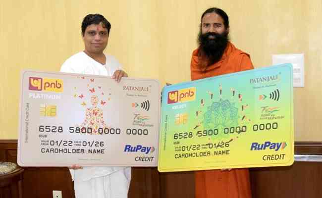 Co-branded credit card launched by PNB with Patanjali in partnership with RuPay