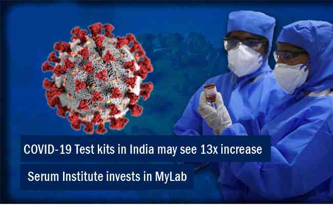 COVID-19 Test kits in India may see 13x increase as Serum Institute invests in MyLab