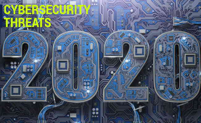 Top three cybersecurity threats for 2020