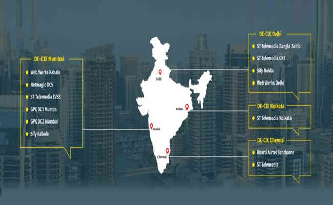 DE-CIX India establishes 2 new PoPs in Noida, Delhi NCR and 2 in Mumbai