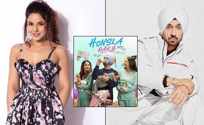 Diljit Dosanjh shares poster of 'Honsla Rakh' starring Shehnaaz Gill