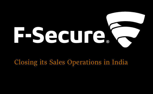 F-Secure is closing its sales operation, trusts on VAR module in India