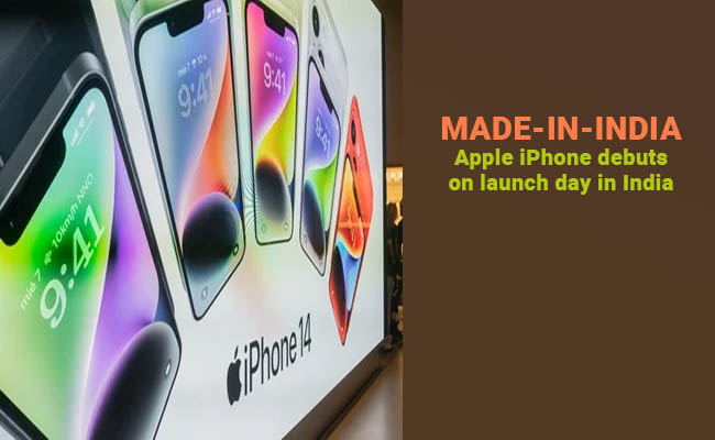 For the first time Made-in-India Apple iPhone debuts on launch day in India