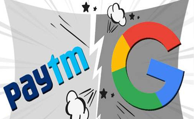 Google Paytm fight reaches the streets of India