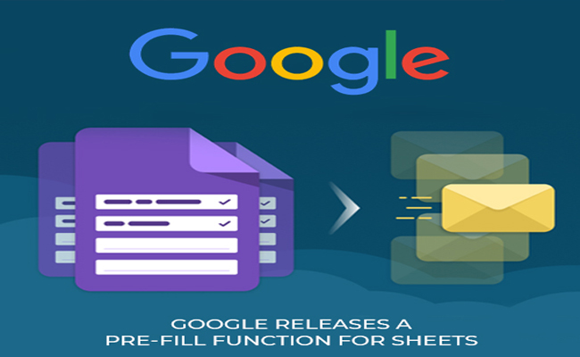 Google releases a pre-fill function for sheets