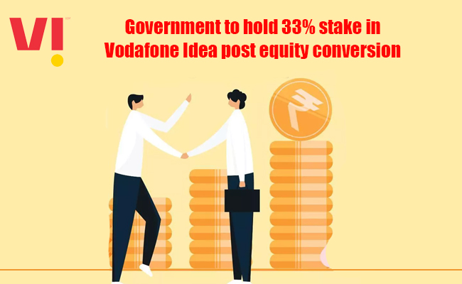 Government to hold 33% stake in Vodafone Idea post equity conversion