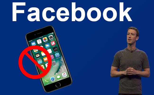 Why are iPhones banned by Mark Zuckerberg?