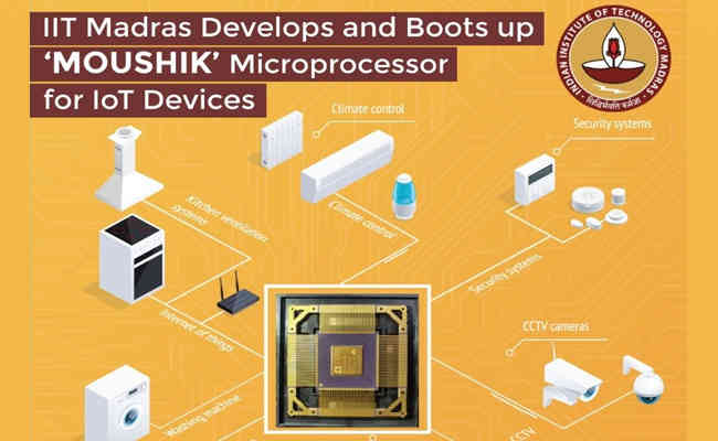 IIT Madras Develops Microprocessor For IOT Devices: MOUSHIK