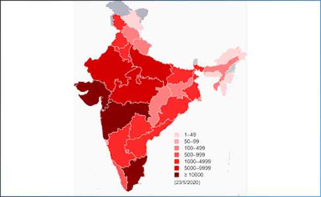 India stands among 10 worst pandemic hit countries